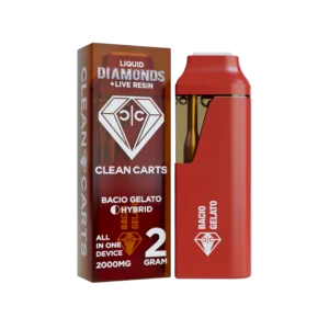clean carts bacio gelato 2g