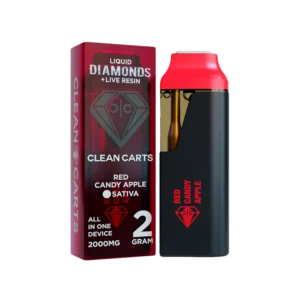 clean carts red candy apple